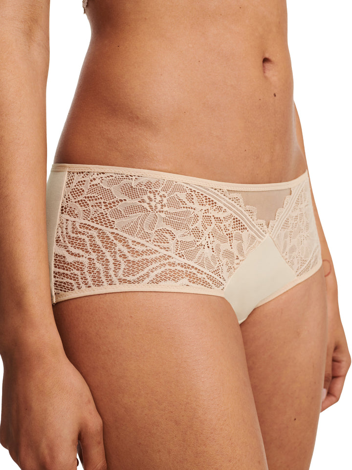Short Chantelle Floral Touch - Short Beige Dorado Chantelle