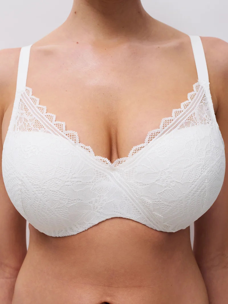Chantelle - Floral Touch Covering memory bra Milk