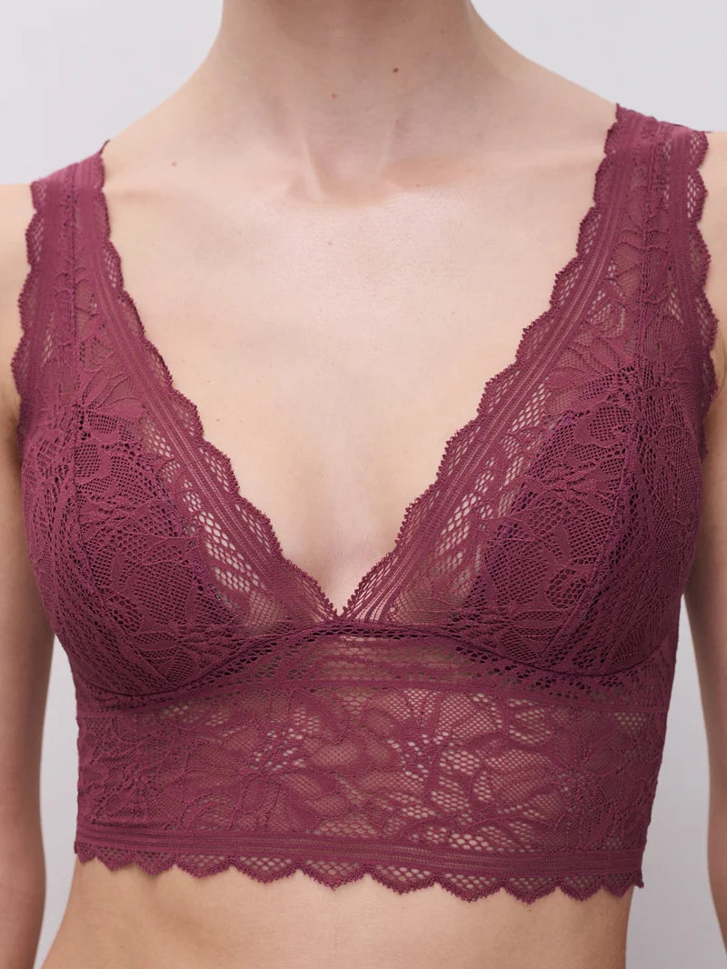 Chantelle - Floral Touch Wirefree Triangle Foam Bra Sienna