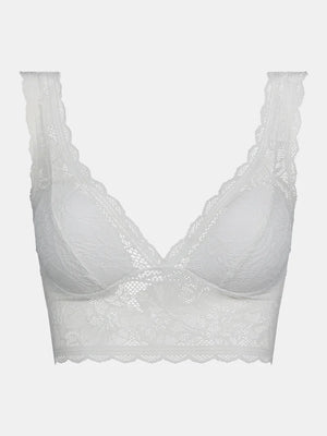 Chantelle - Floral Touch Wirefree Triangle Foam Bra Milk