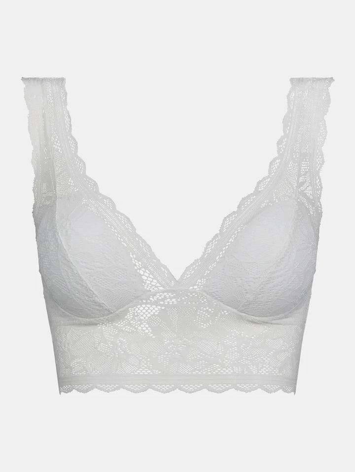 Chantelle - Floral Touch Wirefree Triangle Foam Bra Milk