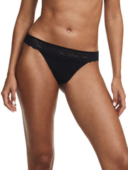 Chantelle Easyfeel - Tanga Floral Touch Negro