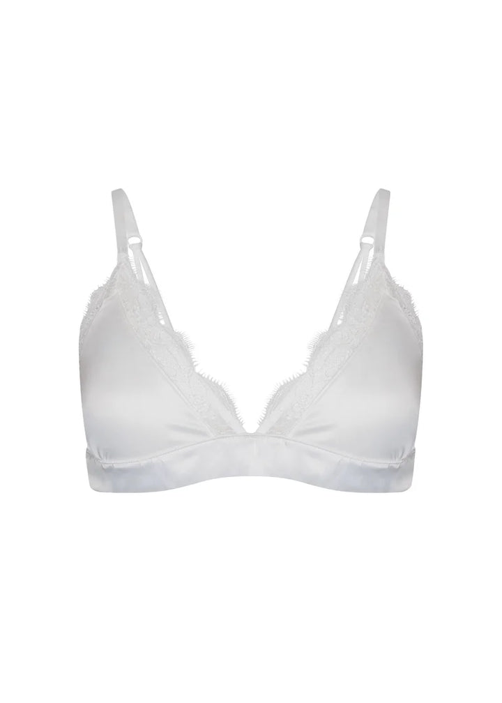 Magic - Satin Lace Bralette Ivory