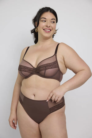 Lejaby - Nudite 3 Parts Underwired Bra Espresso Dust