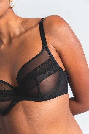 Lejaby - Nudite 3 Part Underwire Bra Black
