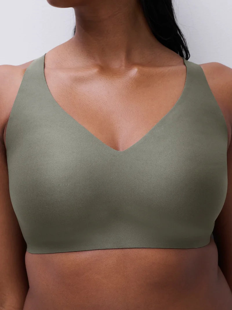 Chantelle - Softstretch Power Plunge Wirefree Bra Vert Argile