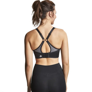 Royce - Aerocool High Impact Sports Bra Black/Grey