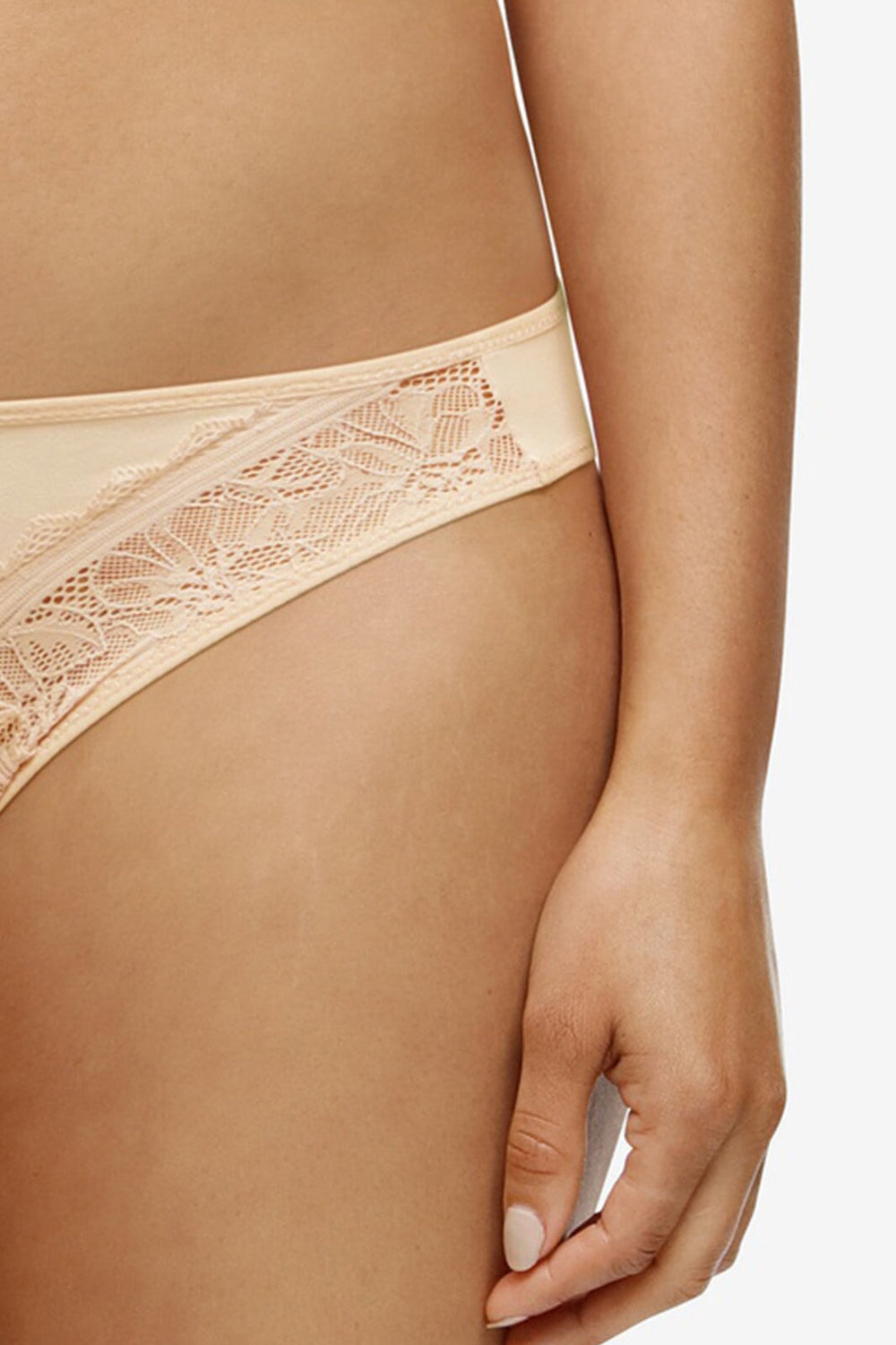 Chantelle Floral Touch Brief - Golden Beige Brief Chantelle 