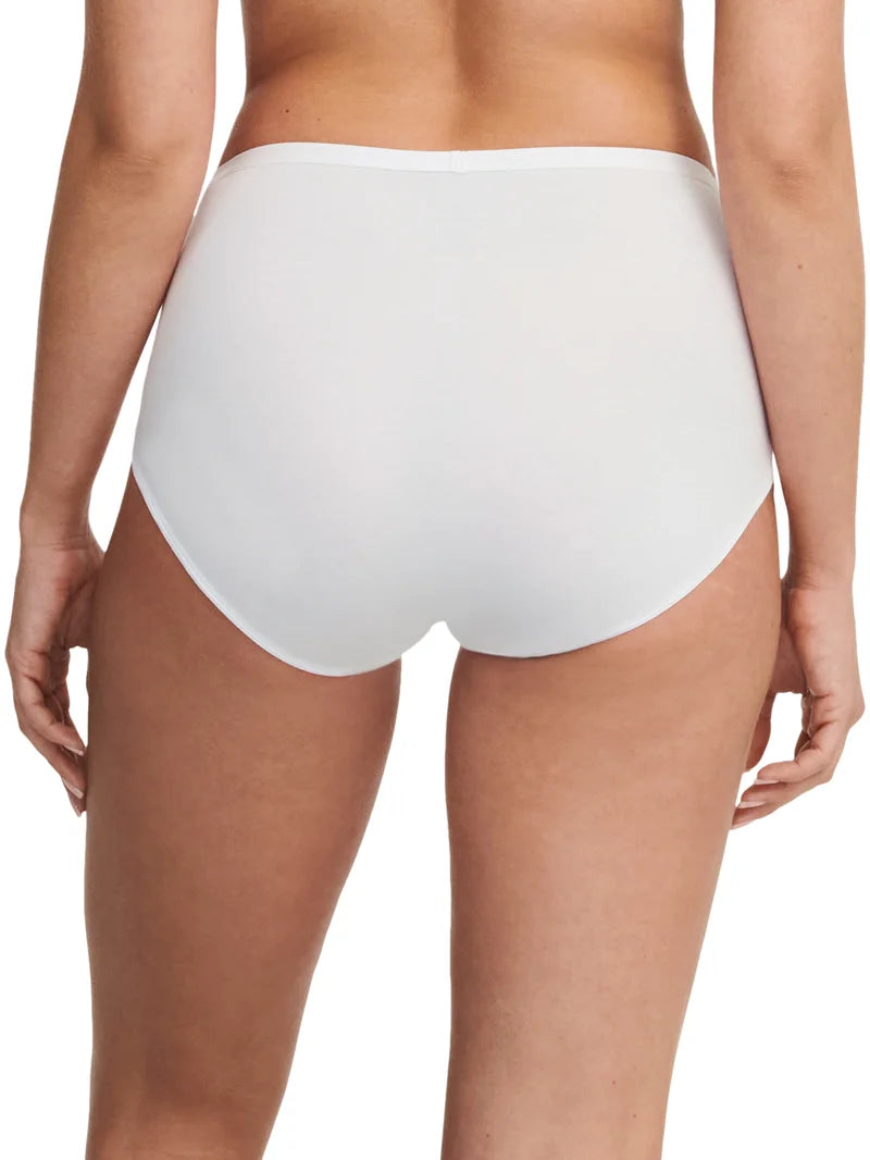 Femilet - Basic Cotton High Waist Brief White