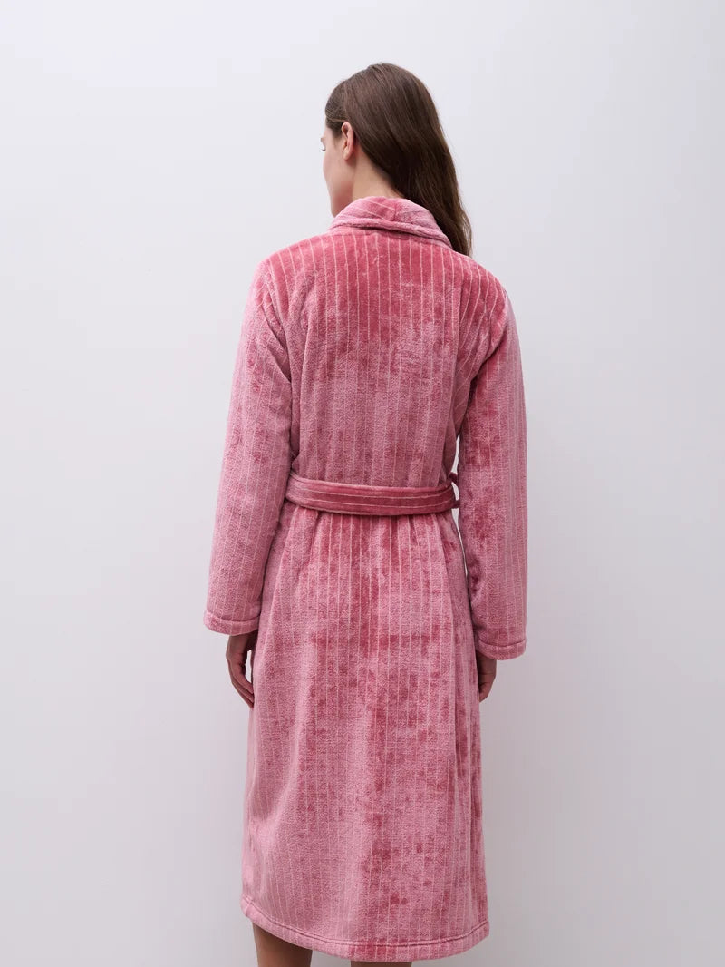 Femilet - Teddy Robe Misty Rose / Mauvewood