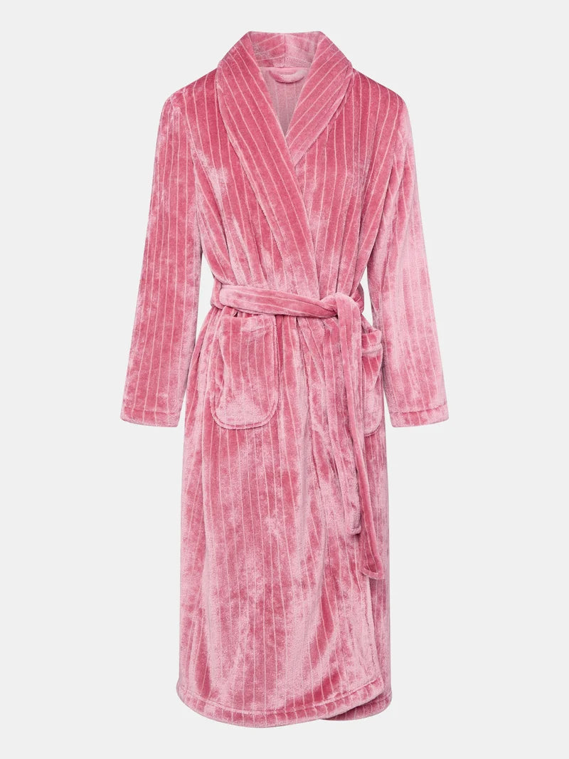 Femilet - Teddy Robe Misty Rose / Mauvewood