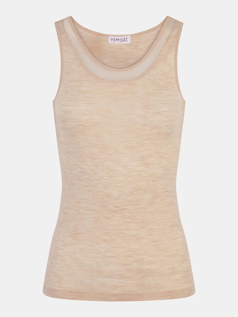 Femilet - Juliana Tank Top Heather Nude