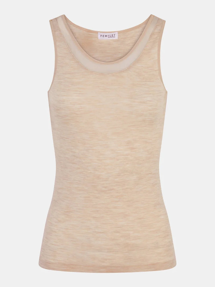 Femilet - Juliana Tank Top Heather Nude