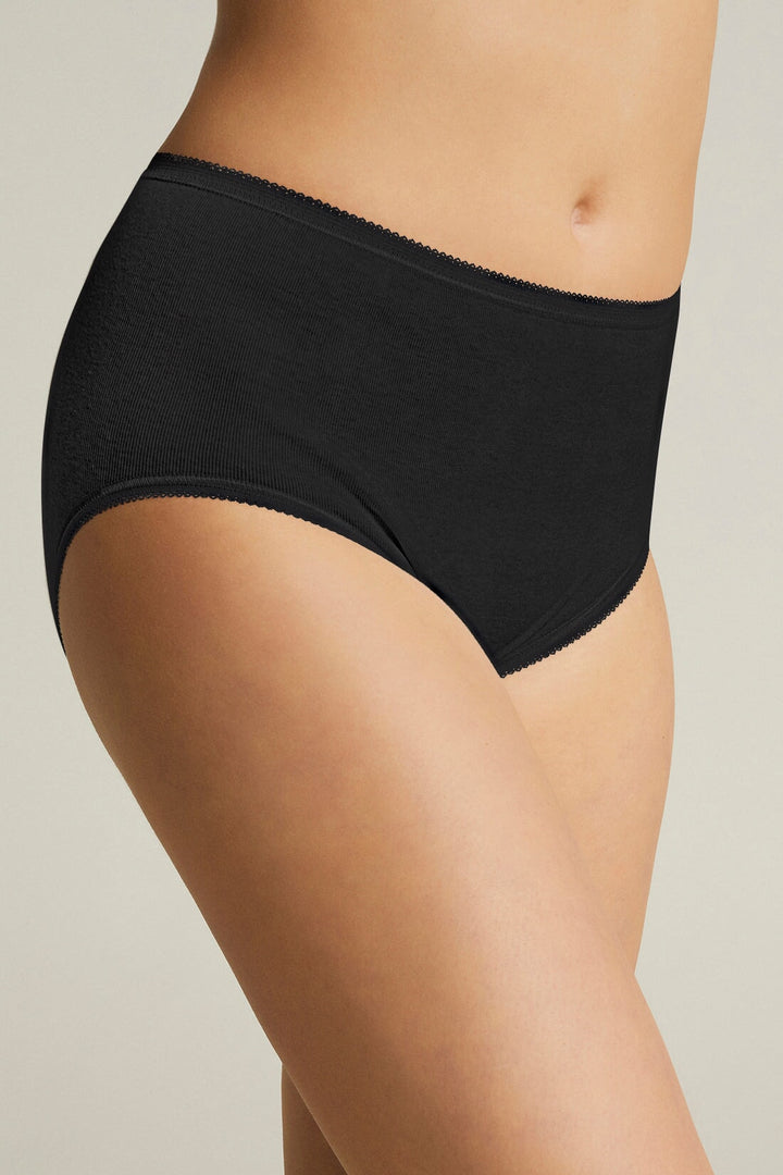 Femilet - Debbie Midi Brief Schwarzer Slip Femilet