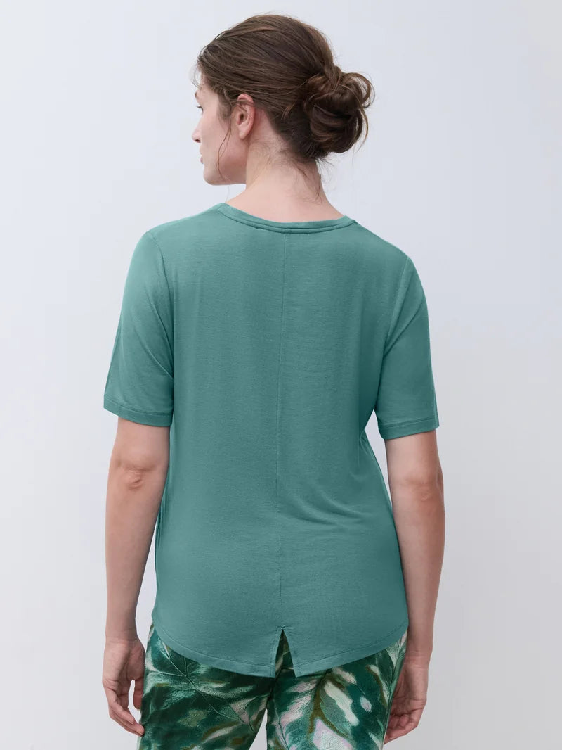 Femilet - Yara T-Shirt Short Sleeves Peacock Green