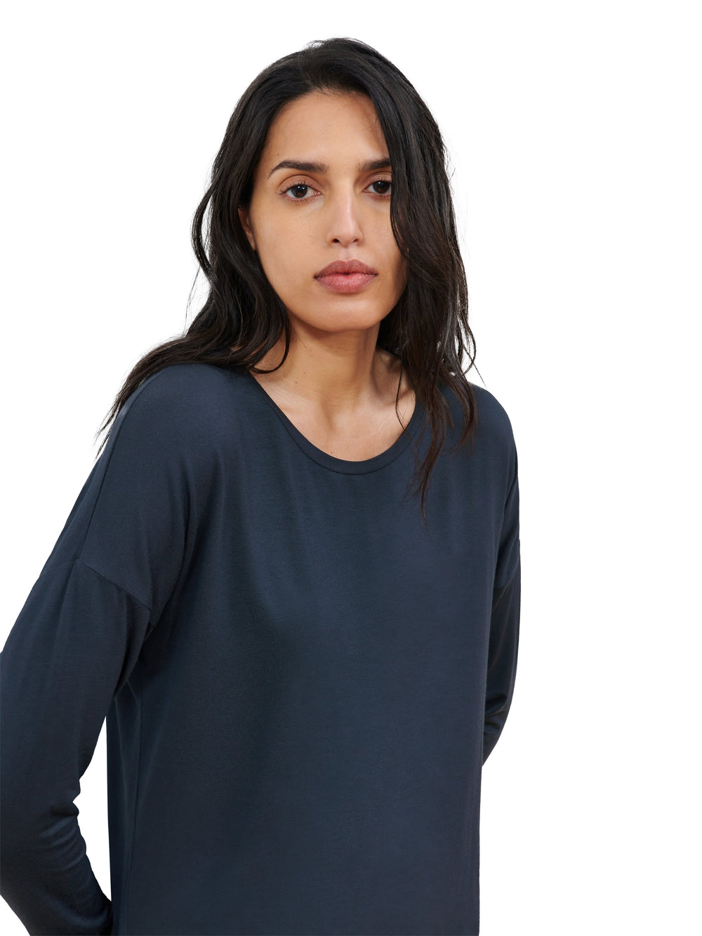 Femilet - Yara T-Shirt Ls Navy Dark Blue Pyjama Top Femilet 