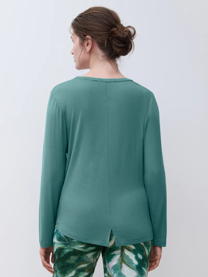 Femilet - Yara T-Shirt Long Sleeves Peacock Green