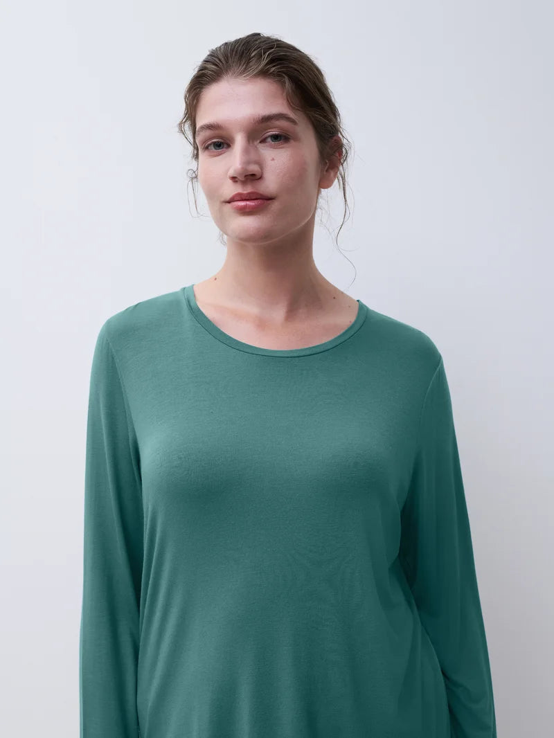 Femilet - Yara T-Shirt Long Sleeves Peacock Green
