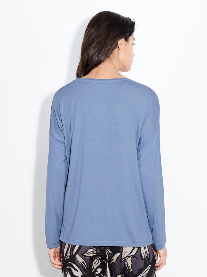 Femilet - Yara T-Shirt Ls Borneo Blue