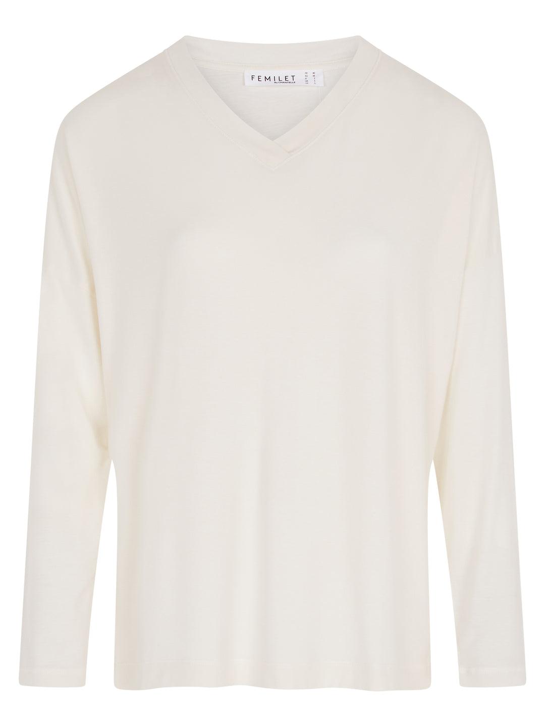 Femilet - Kate T-Shirt Long Sleeves Ivory
