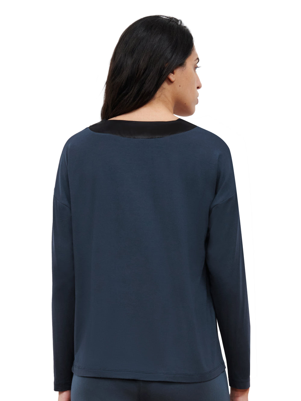 Femilet - Lizzy T-Shirt Marineblaues Pyjama-Oberteil Femilet