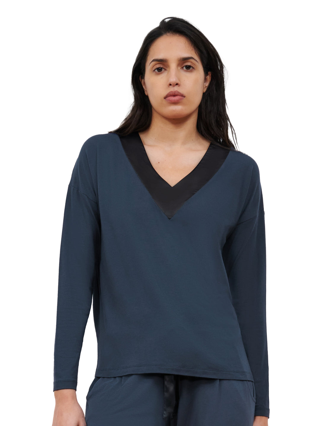 Femilet - Camiseta Lizzy Top de pijama azul marino oscuro Femilet