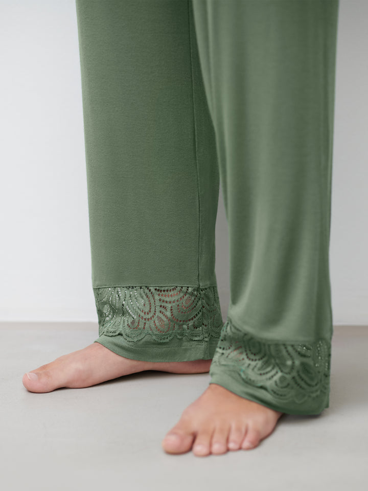 Femilet - Josie Long Pants Chrome Green