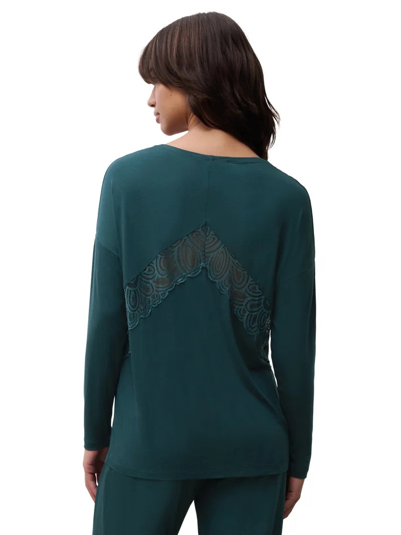 Femilet - Josie Top Long Sleeved Eden Green