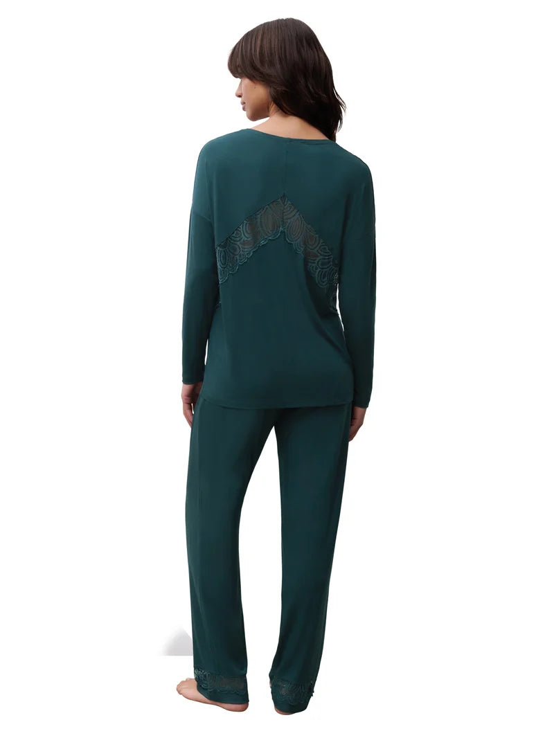 Femilet - Josie Top Long Sleeved Eden Green