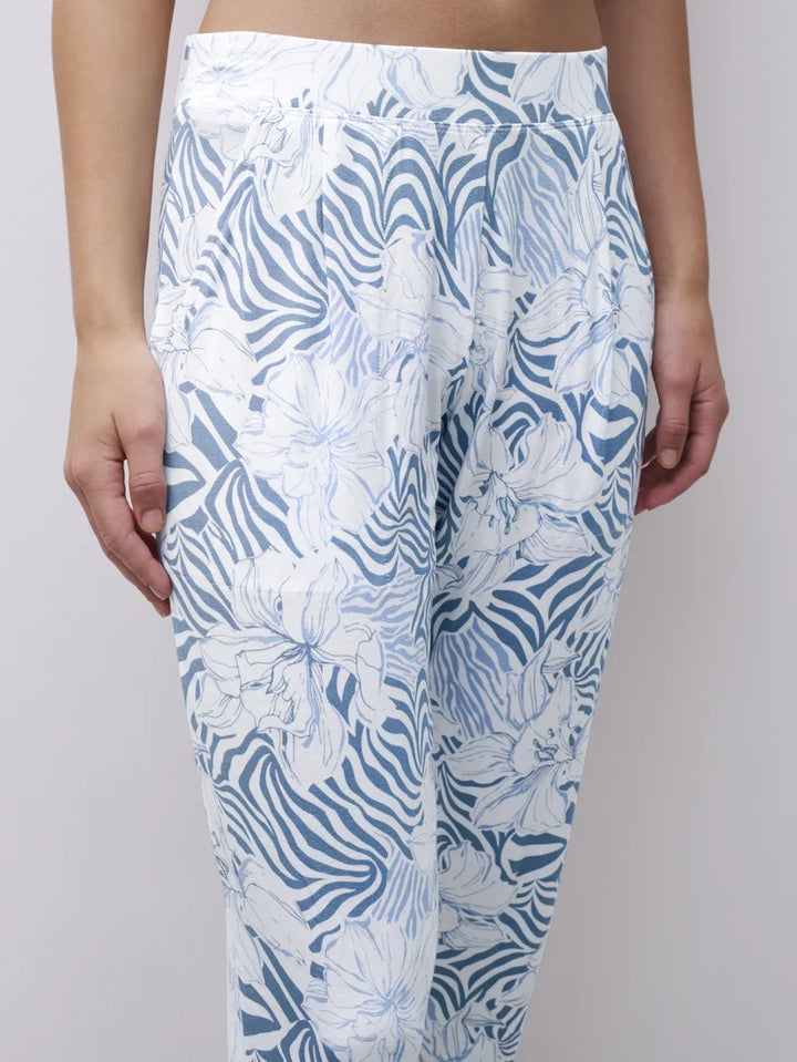 Femilet - Loraine Long Pants Pastel Flowers