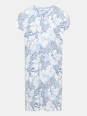 Femilet - Loraine Long Sleeved Nightgown Pastel Flowers