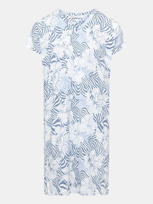 Femilet - Loraine Long Sleeved Nightgown Pastel Flowers