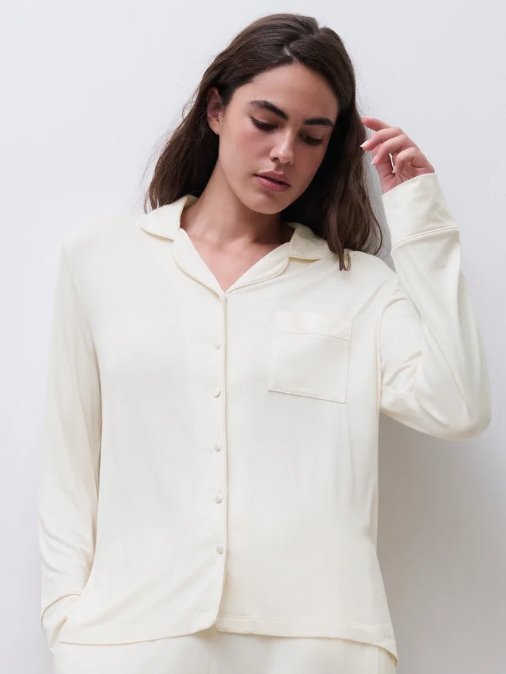 Femilet - Daisy T-Shirt Long Sleeves Egret