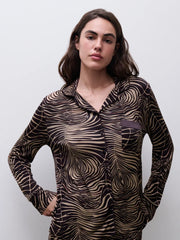 Femilet - Daisy T-Shirt Long Sleeves Zebra Leaves
