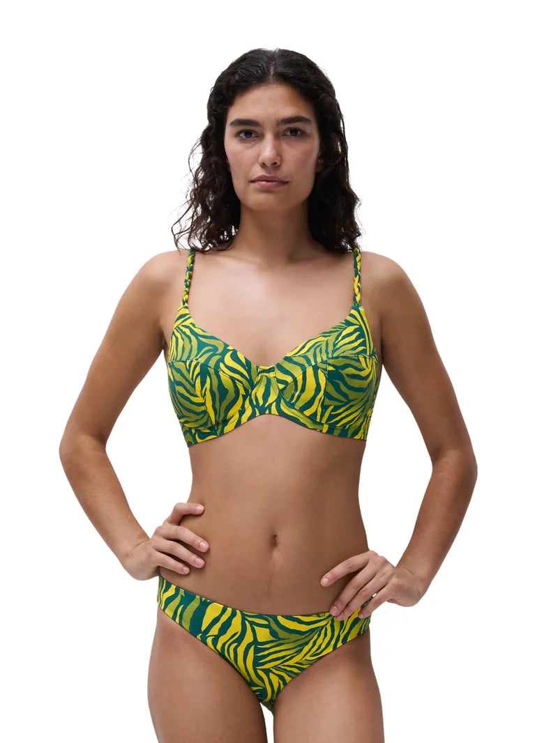 Femilet Swimwear - Tidra Brief Yellow Jungle