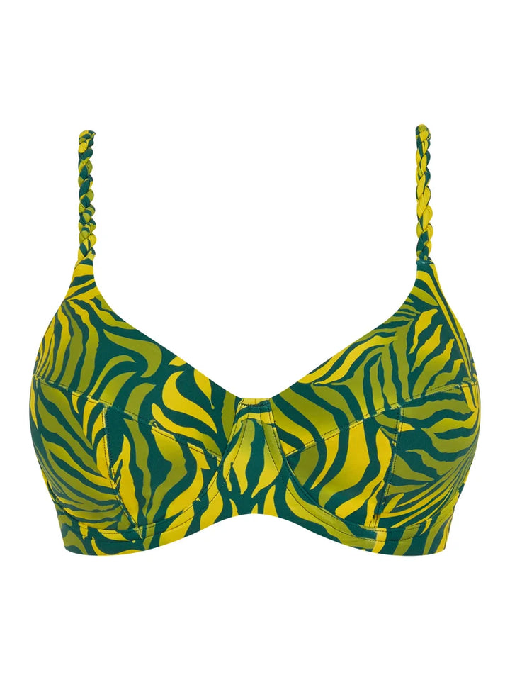 Femilet Swimwear - Tidra Covering Underwired Bikini Yellow Jungle