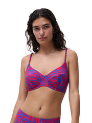 Femilet Swimwear - Tidra Covering Underwired Bikini Berry Jungle