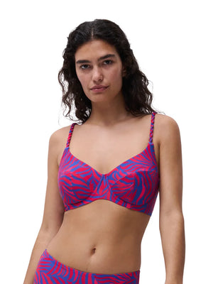 Femilet Swimwear - Tidra Covering Underwired Bikini Berry Jungle