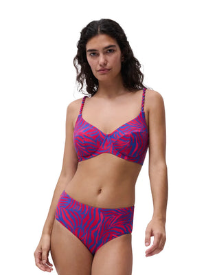 Femilet Swimwear - Tidra Covering Underwired Bikini Berry Jungle