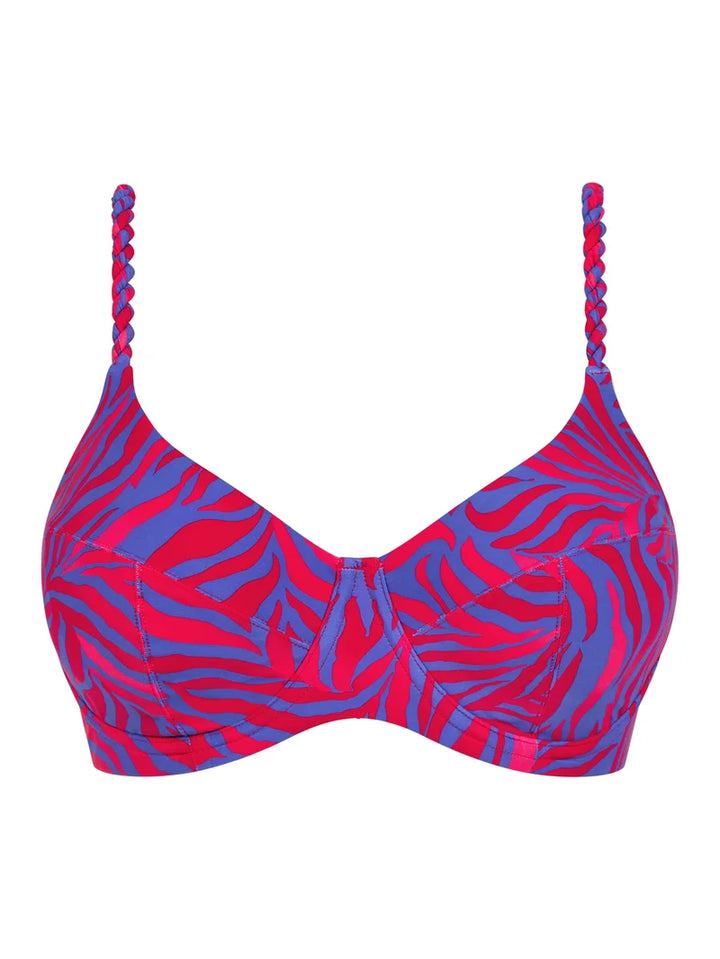 Femilet Swimwear - Tidra Covering Underwired Bikini Berry Jungle