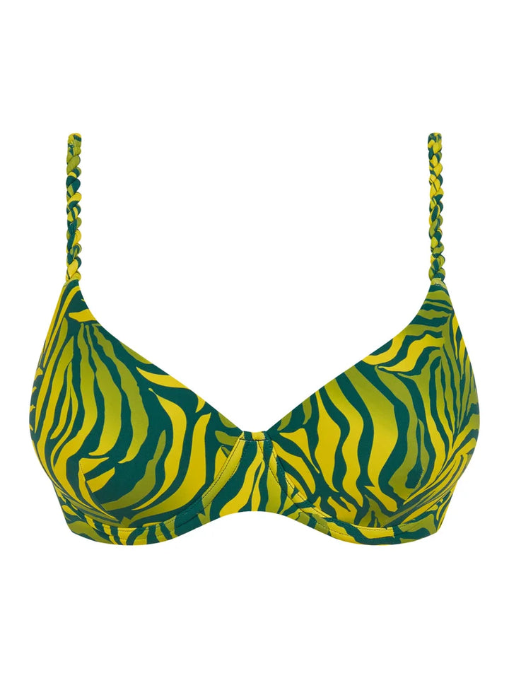 Femilet Swimwear - Tidra T-Shirt Bikini Yellow Jungle