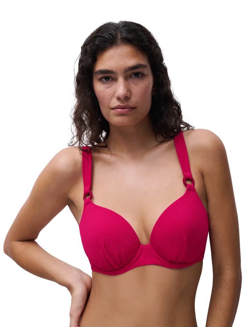 Femilet Swimwear - Navarino T-Shirt Bra Berry Magenta