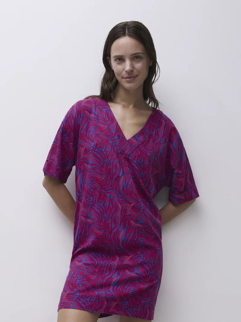 Femilet Swimwear - Tilos Short Dress Berry Jungle