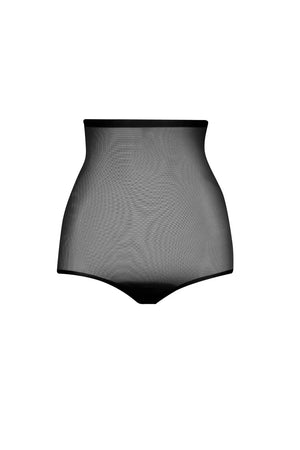 ByeBra - Forming Tulle Shapewear Mid Support Forming Tulle High Waist Brief Black
