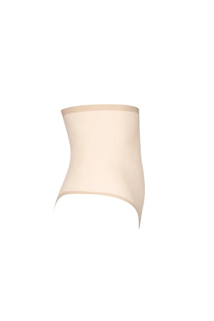 ByeBra - Forming Tulle Shapewear Mid Support Forming Tulle High Waist Thong Beige