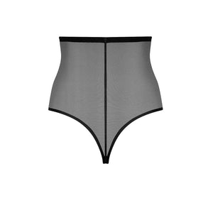 ByeBra - Forming Tulle Shapewear Mid Support Forming Tulle High Waist Thong Black