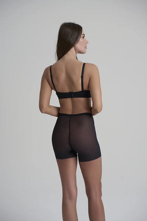 ByeBra - Forming Tulle Shapewear Mid Support Forming Tulle Shorty Black