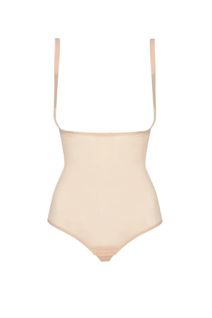 ByeBra - Forming Tulle Shapewear Mid Support Forming Tulle Bodysuit Beige