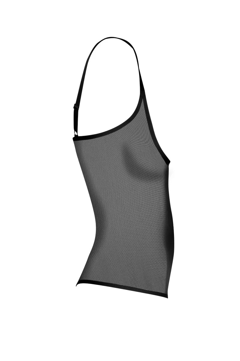 ByeBra - Forming Tulle Shapewear Mid Support Forming Tulle Bodysuit Black