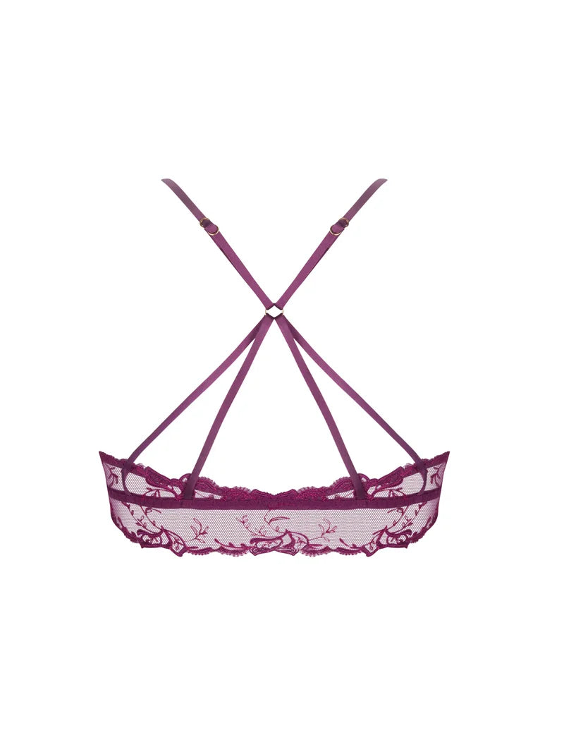 Lise Charmel - Source Beaute Wireless Triangle Bra Source Amarante